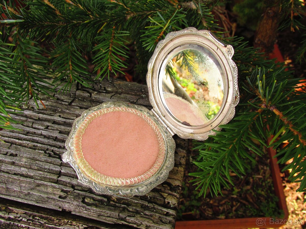 Stará strieborná pudrenka, Ag 835 - 5