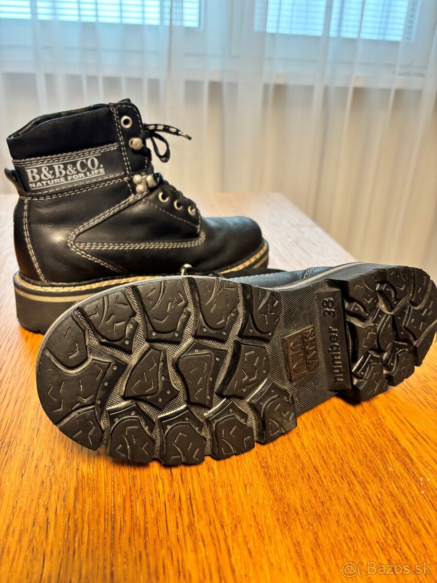 Topánky B&B & Co, veľkosť 38 - 5