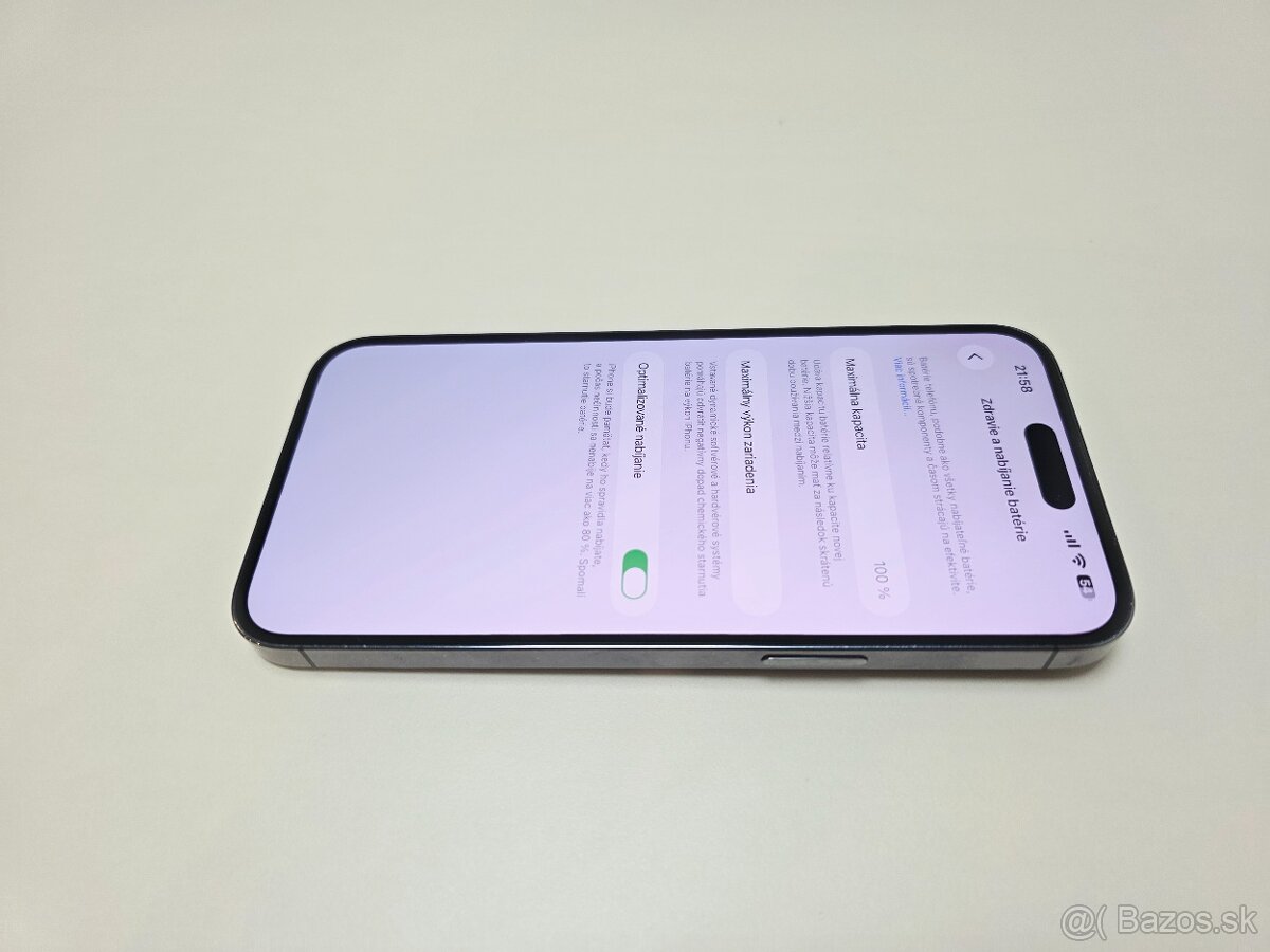 APPLE IPHONE 14 PRO MAX 128GB DEEP PURLPE,BATERKA 100% - 5