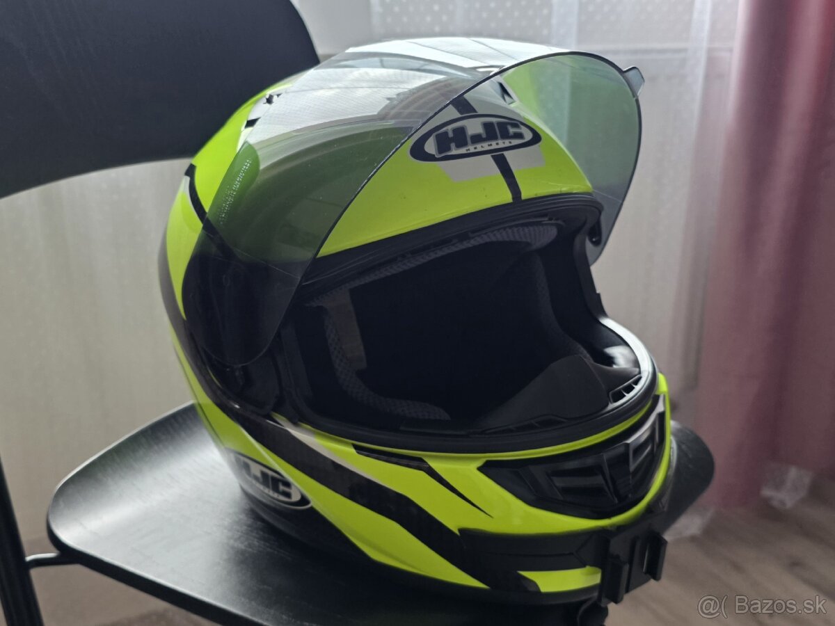 Prilba na motorku HJC CS-15 Sebka flou XXL 64 - 5