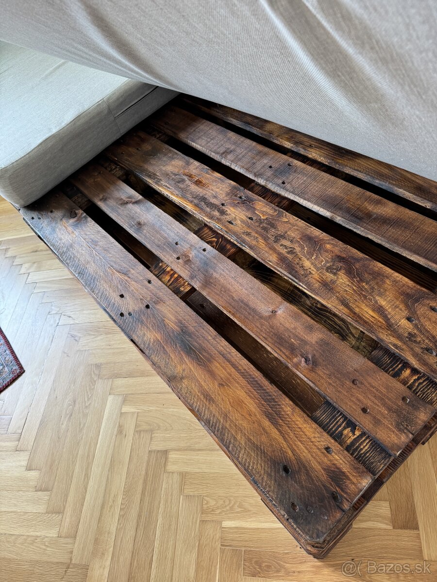 Paletové sedenie s poduškami/sedákmi - 5