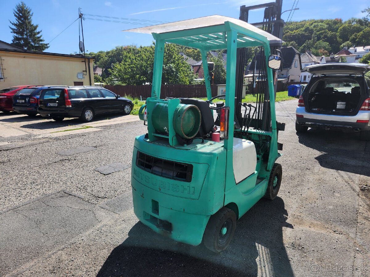 VZV Mitsubishi FD15 plynový, 1350kg, 3.7m, boční posuv - 5