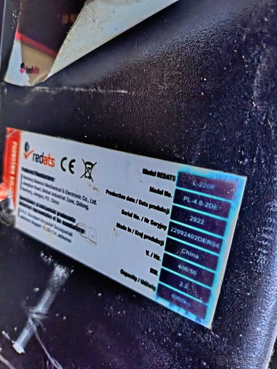 Redats 2-stĺpový hydraulický zdvihák (elektrohydraulický) - 5