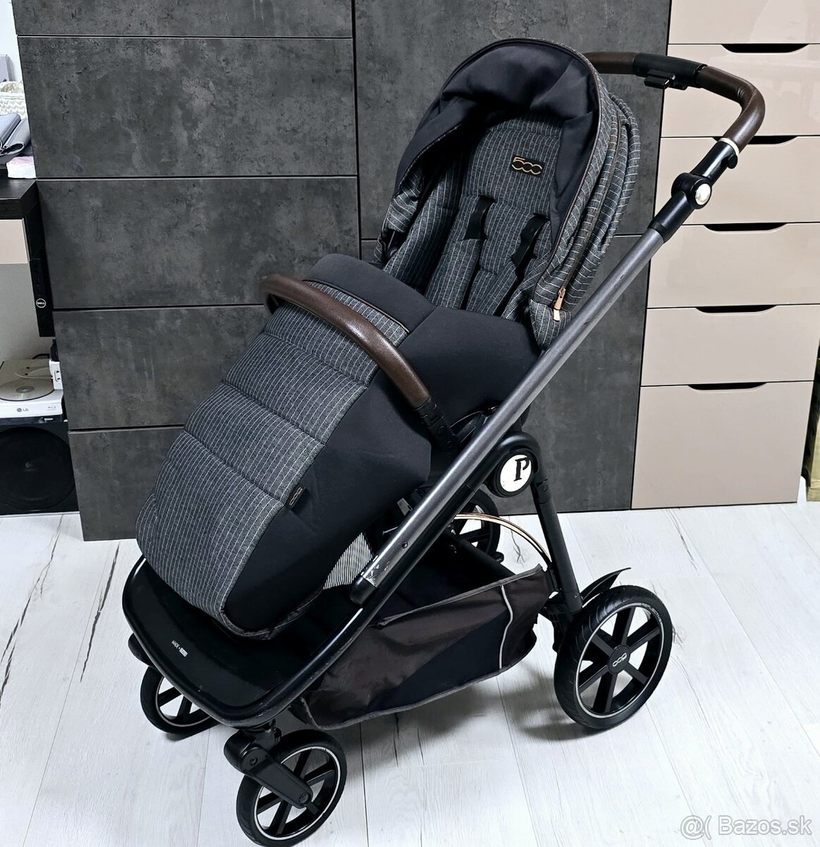 Kočiar Peg Perego Veloce FIAT 500, 2v1 - 5