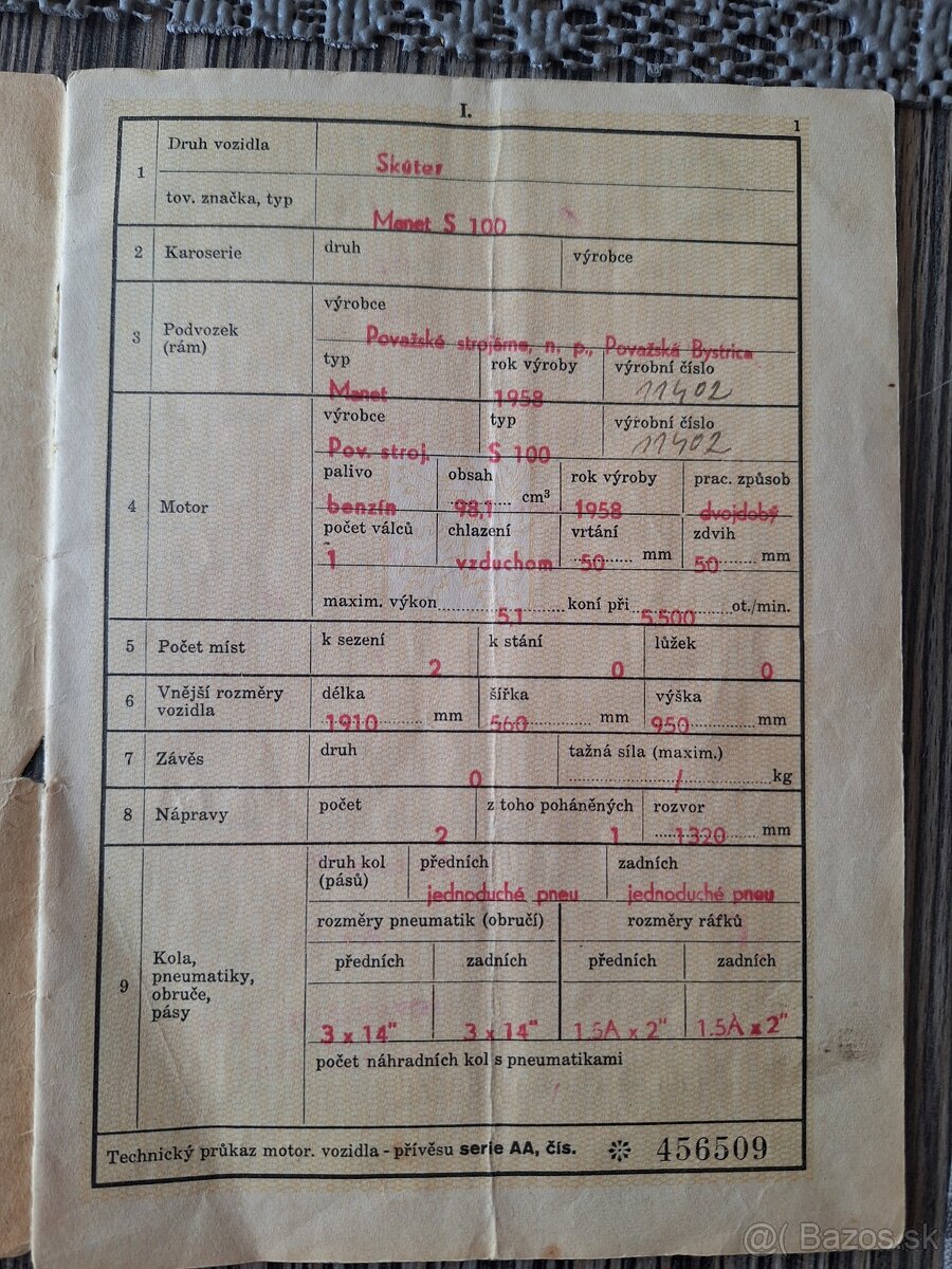 Predám skúter Manet S100 - 5