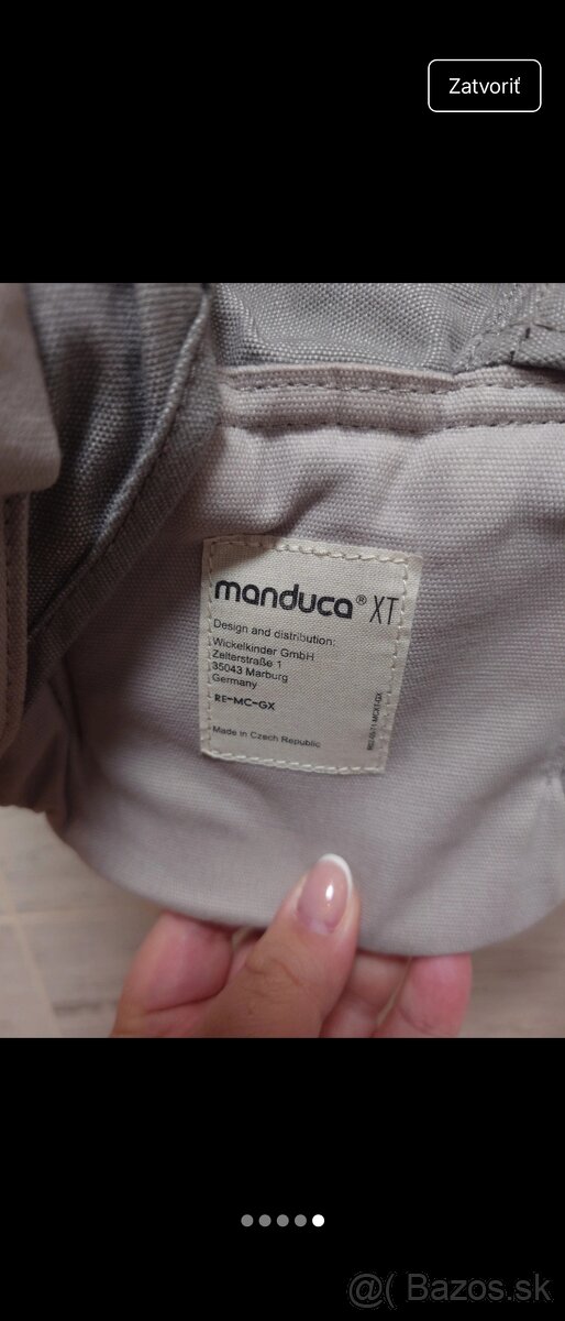 Ergonomický nosič Manduca XT - 5