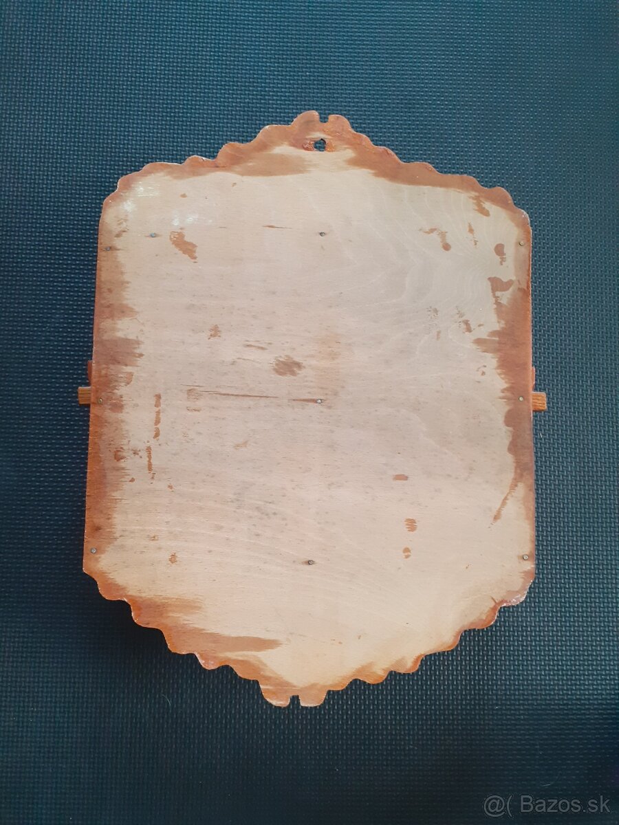 Ľudové drevené police - Podpoľanie - 5