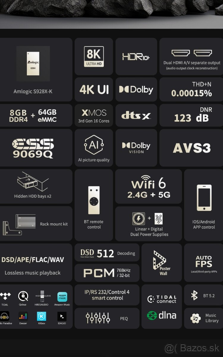 Predám Zidoo UHD 8000 - 5