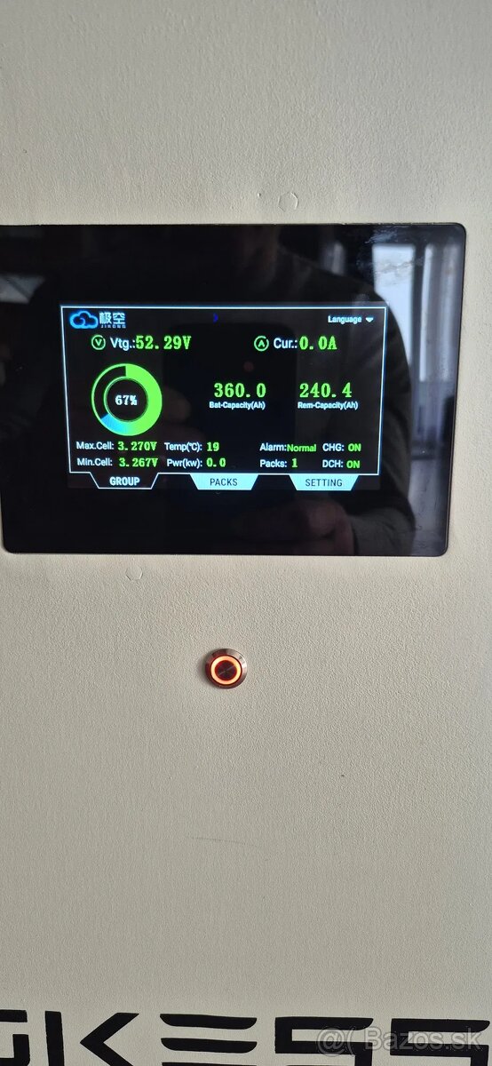 Nová 17 kWh LiFePO4 batéria EVE MB31 334 Ah + JK BMS - 5