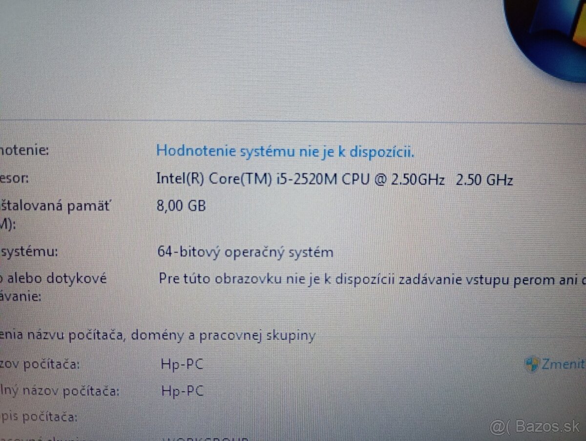Hp probook 4330s + Intel core i5 + 8gb ram + Windows 7 - 5