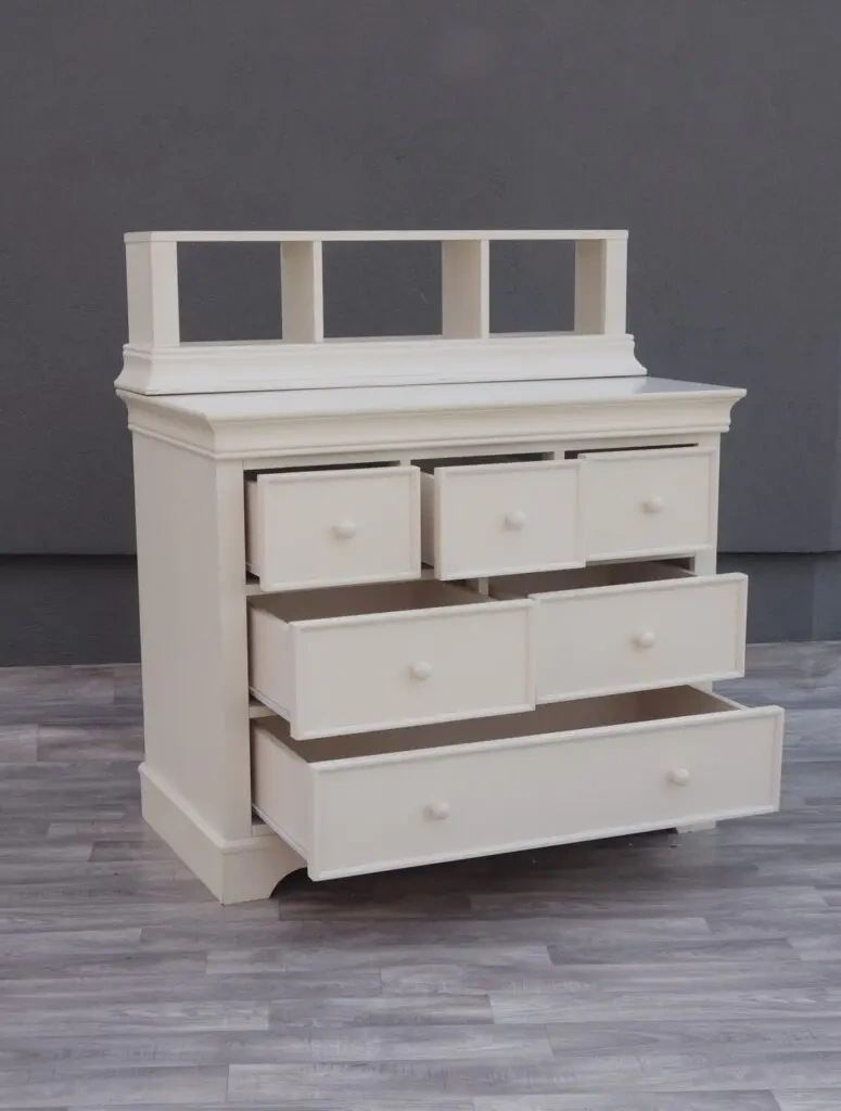 Komoda – prebaľovací pult + polička. - 5