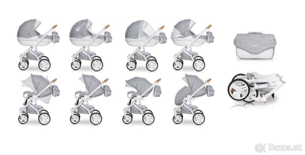 Riko Bruno Luxe 2v1 farba Mocca - 5