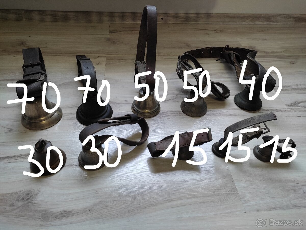 Zvonce mosadzne a plechove - 5