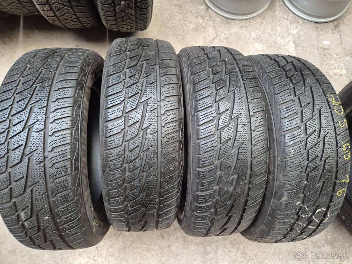 205/60 r16 zimné 4 ks MATADOR dezén 6,9- 6,5 mm - 5