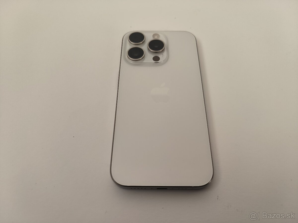 apple iphone 15 PRO 128gb White Titanium / Batéria 100% - 5