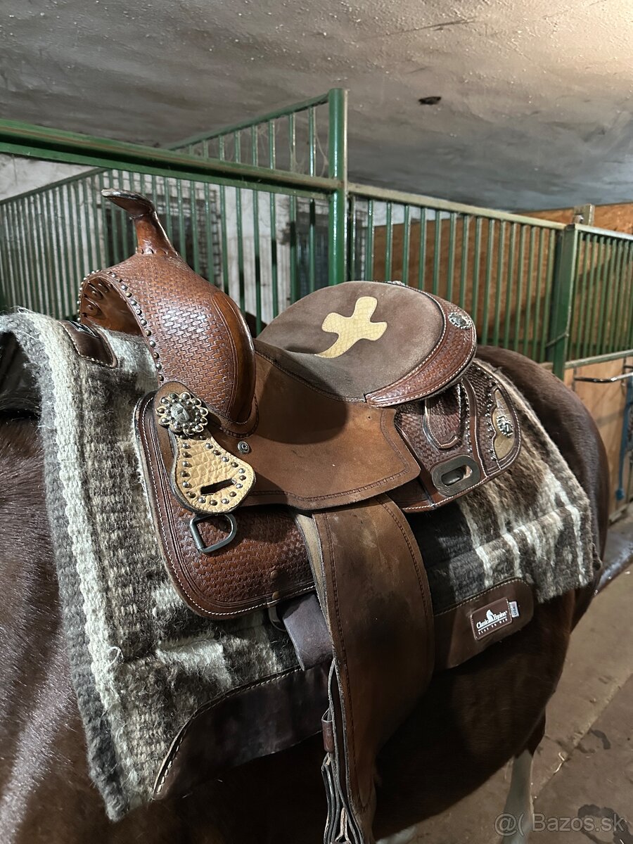 Westernové sedlo barell - 5