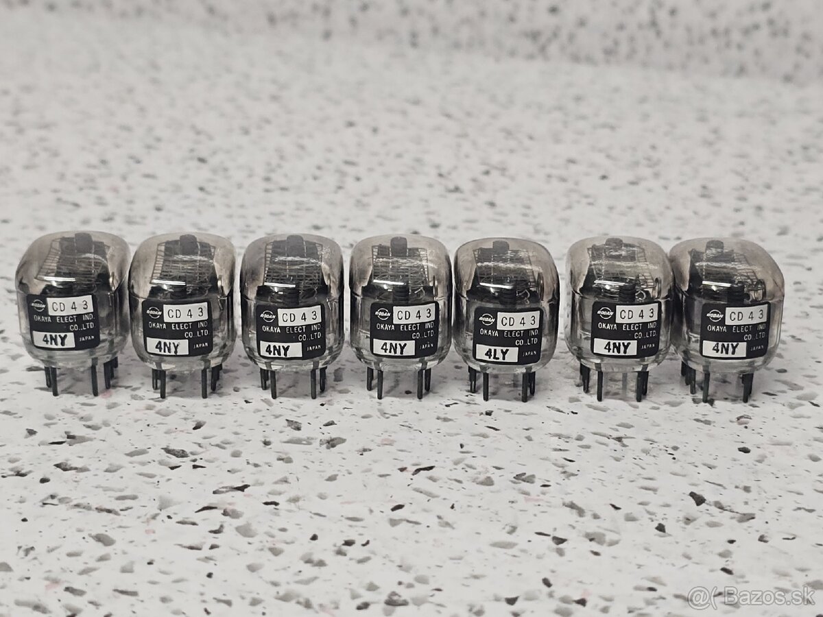 JAPAN NIXIE 》7x CD43 》RODAN 》OKAYA ELECT 》DIGITRON - 5