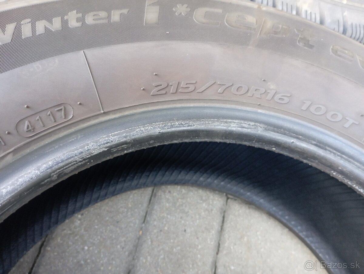 2ks zimné 215/70R16 Hankook - 5