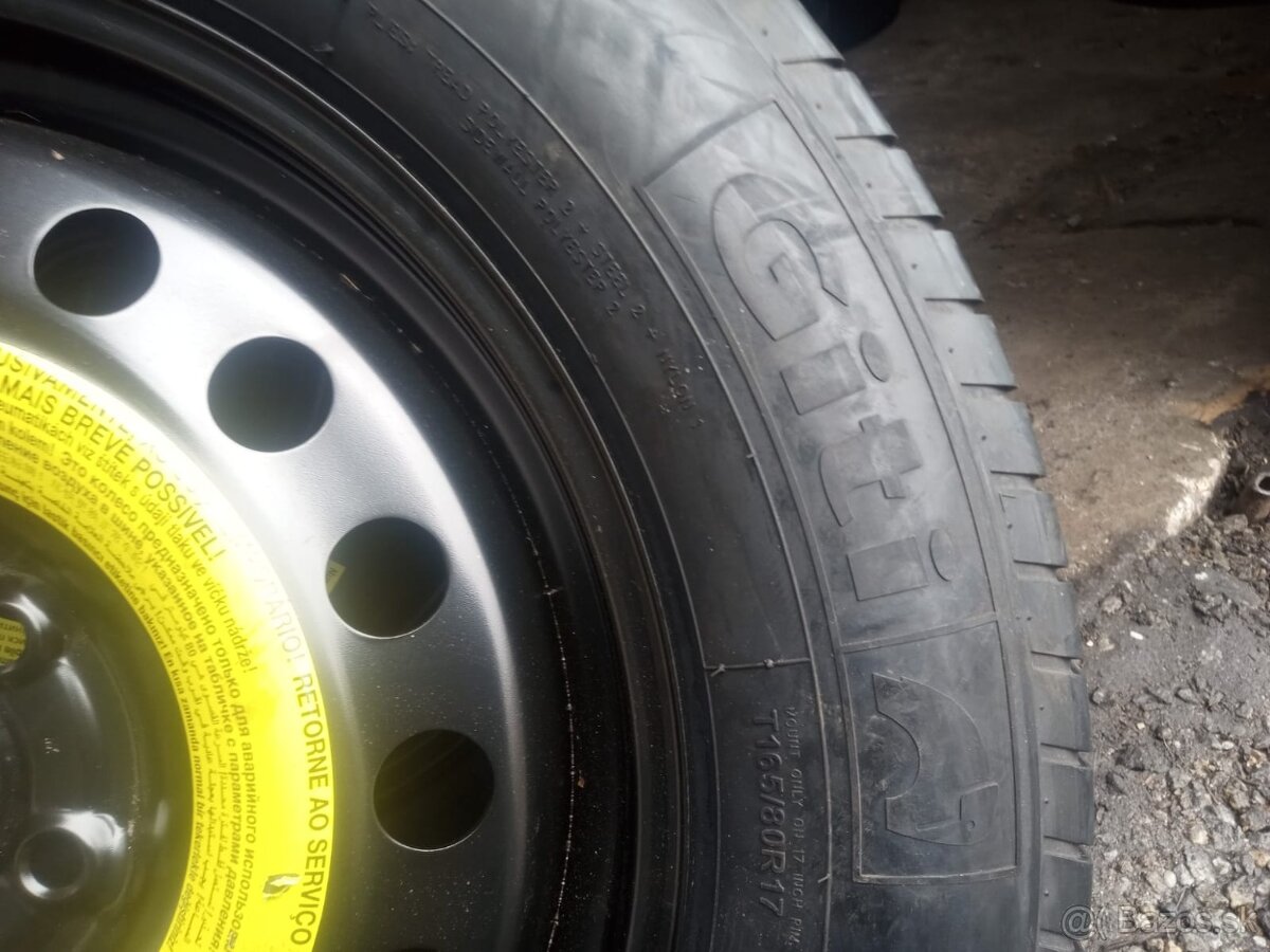 Dojezdové kole NOVÉ Škoda,VW,Seat velikost R 18 Dojezdová ko - 5