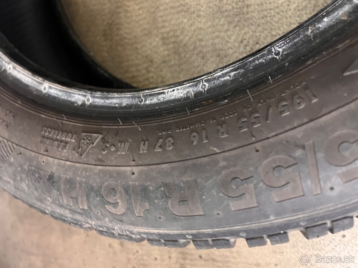 195/55R16 Continental zimne - 5