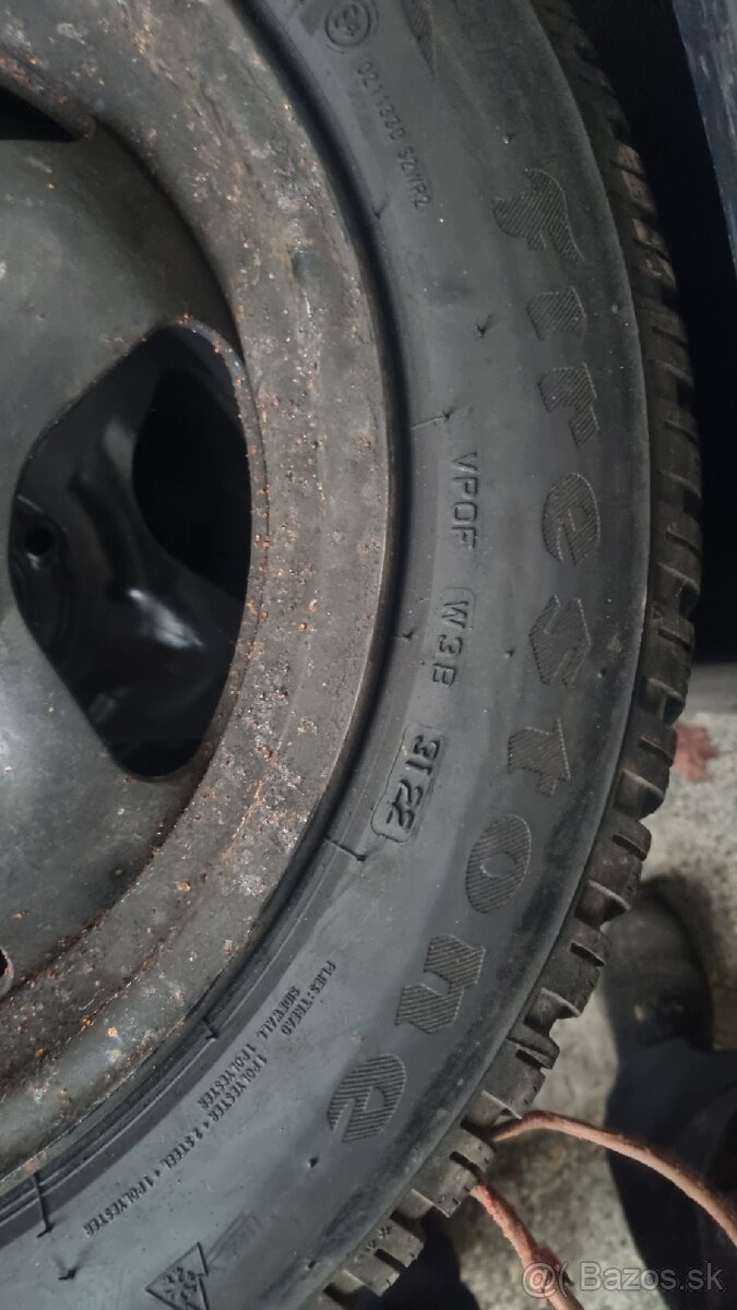 Zimne pneu s original diskami citroen c3, 205/55 r16 - 5