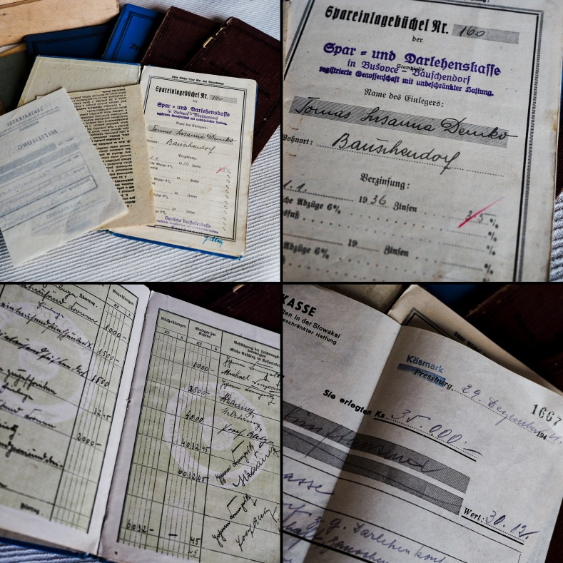 Drevená krabička Oetker s dokladmi. - 5