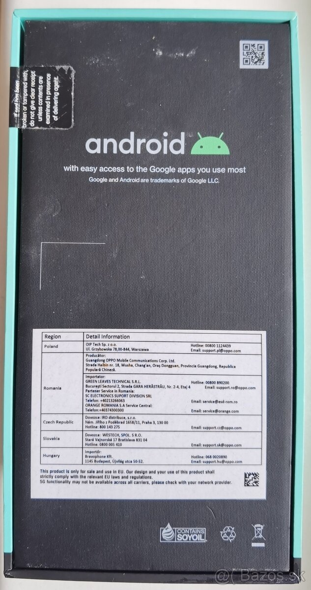Predám OPPO Reno 7 5G... - 5