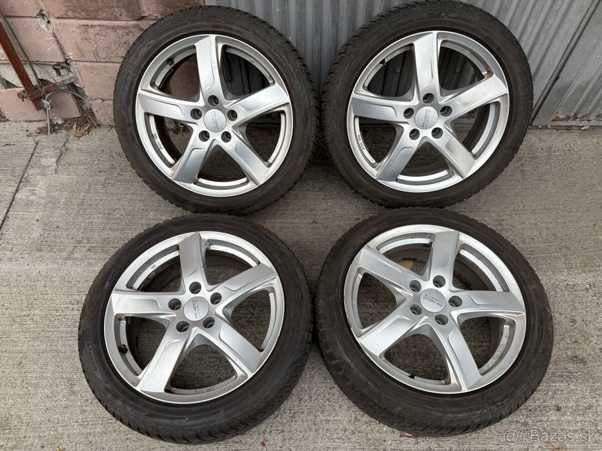 17" Elektrony SKODA 5x112 so zimnymi pneu 205/50 R17 - 5