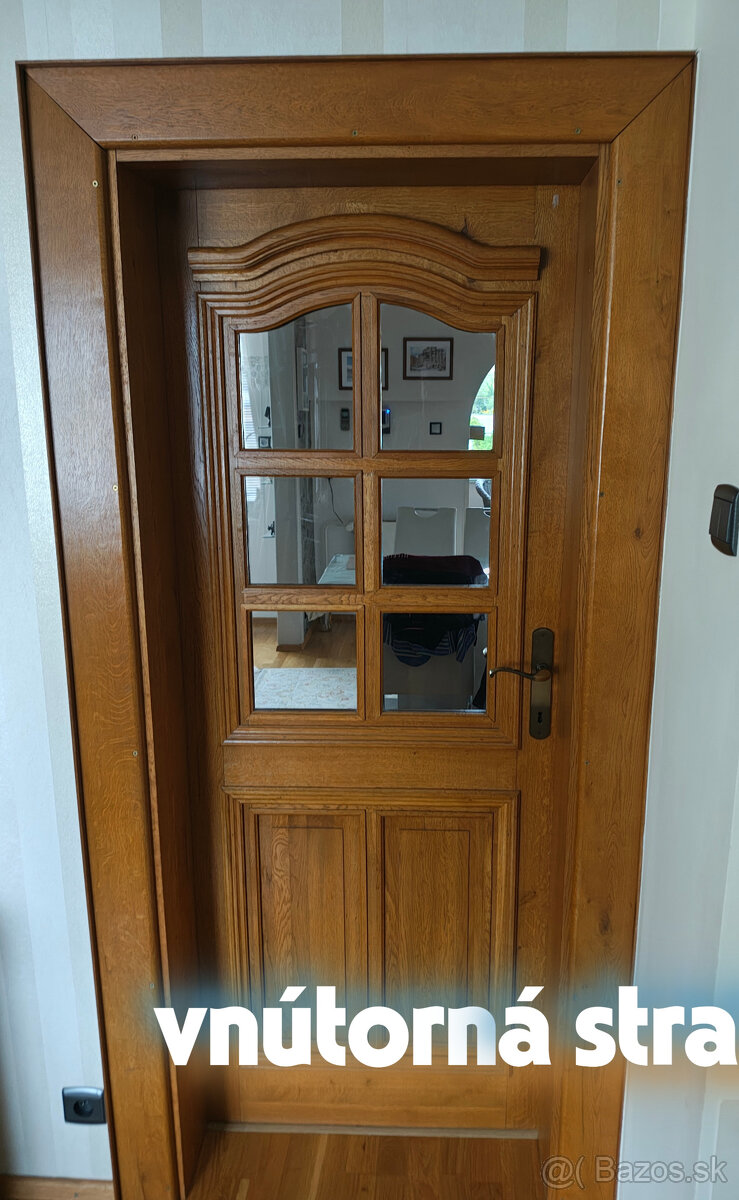 interirérové rustikálne dvere z masívu - 5