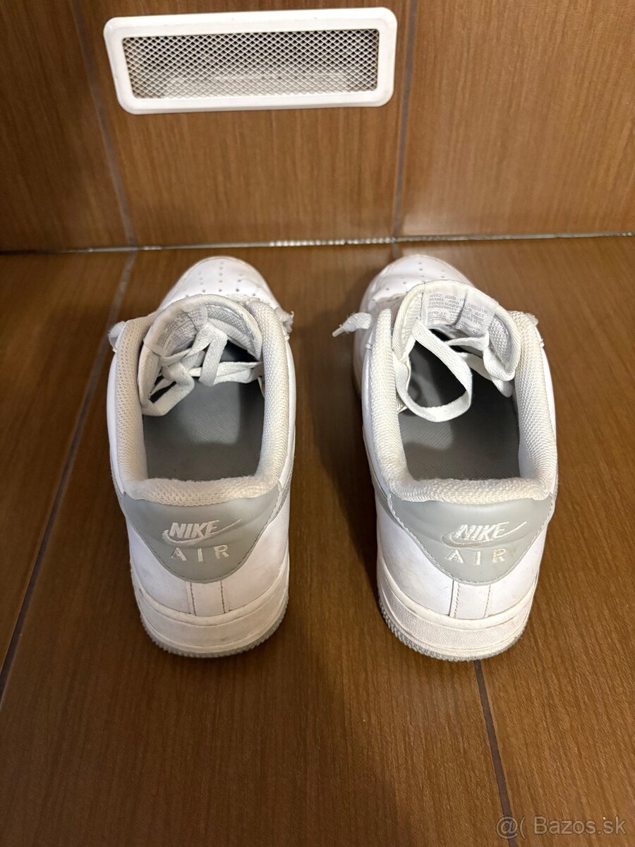 NIKE Airforce 1 - bielo/sivá - 5