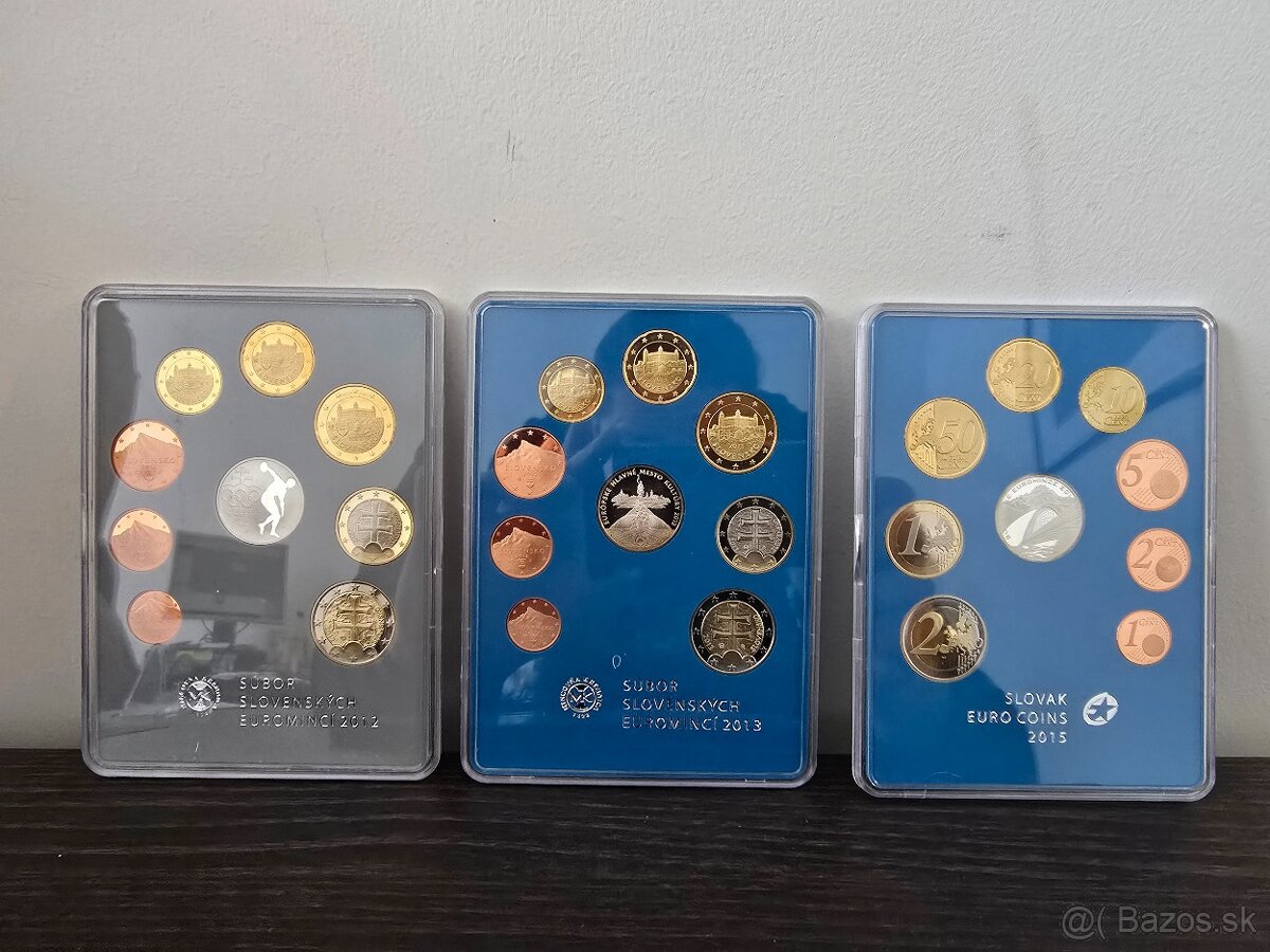 Slovensko PROOF 2012 2013 2015. PROOF LIKE SADY - 5