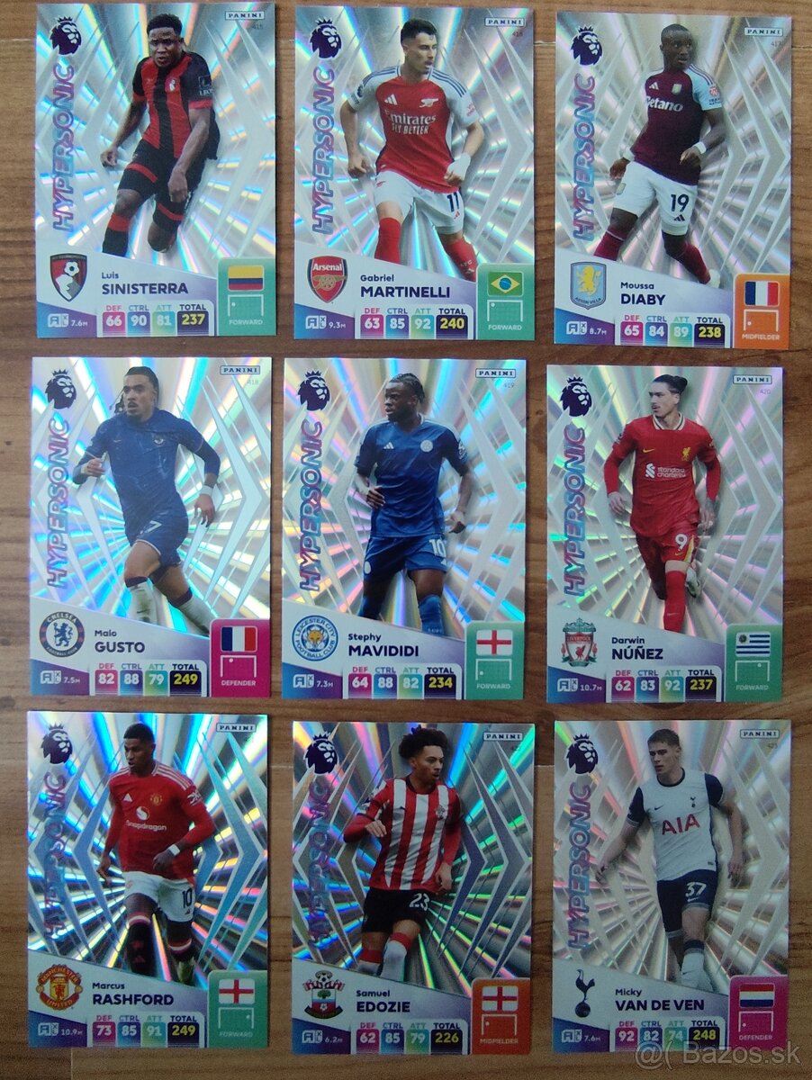 Futbalové kartičky Premier league - 5