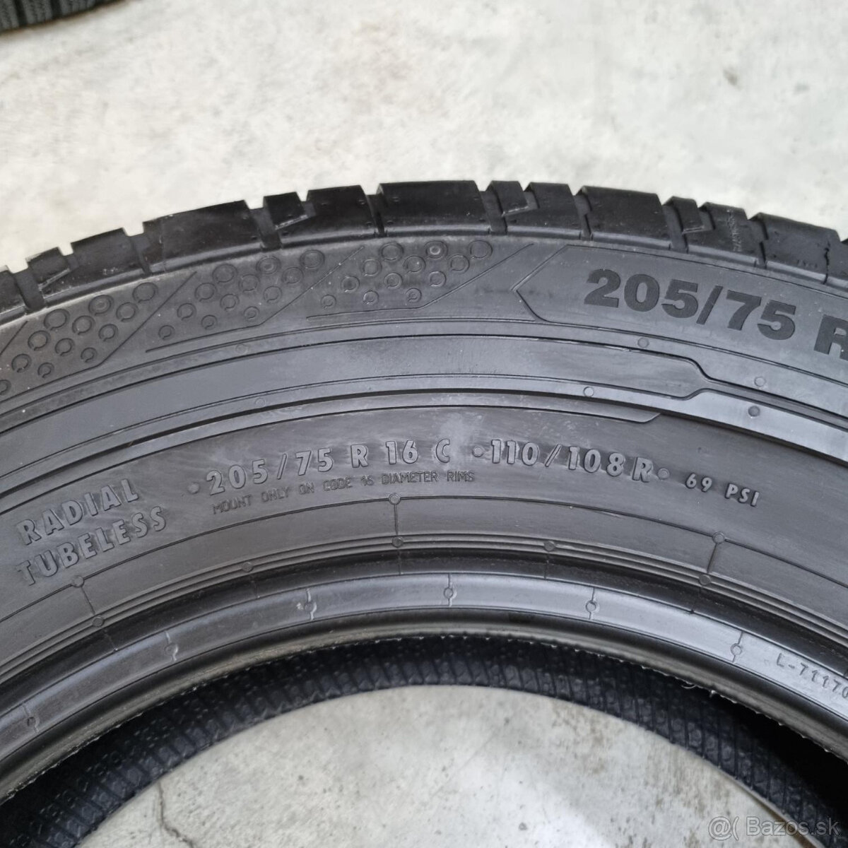 Letné dodávkové pneumatiky 205/75 R16C CONTINENTAL - 5