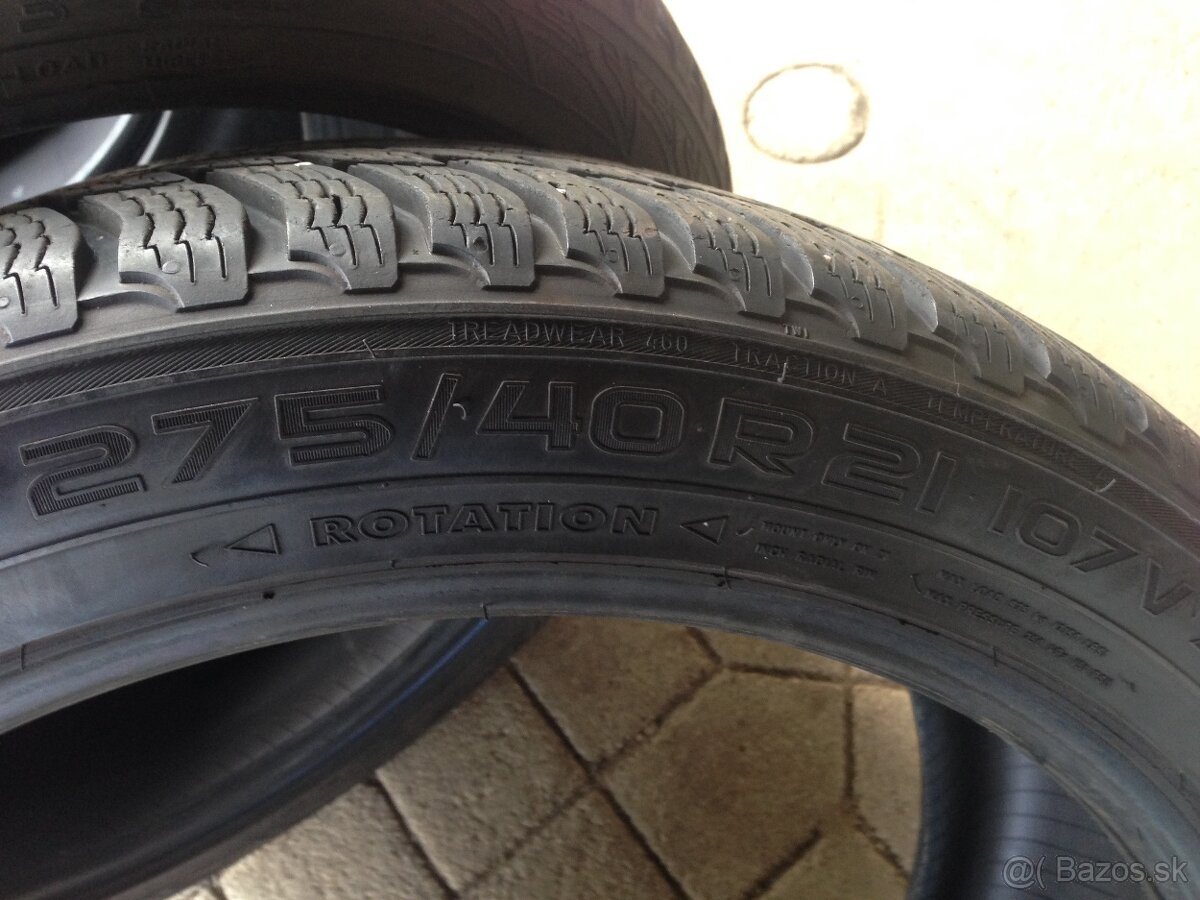 Predám zimné 275/40 r21 - 5
