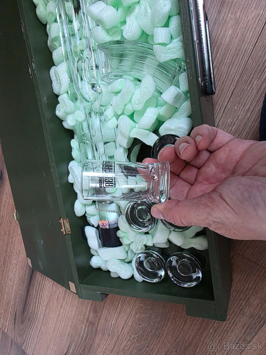 RED ARMY SAMOPAL 40% 1,2L DREVENÁ KAZETA - 5