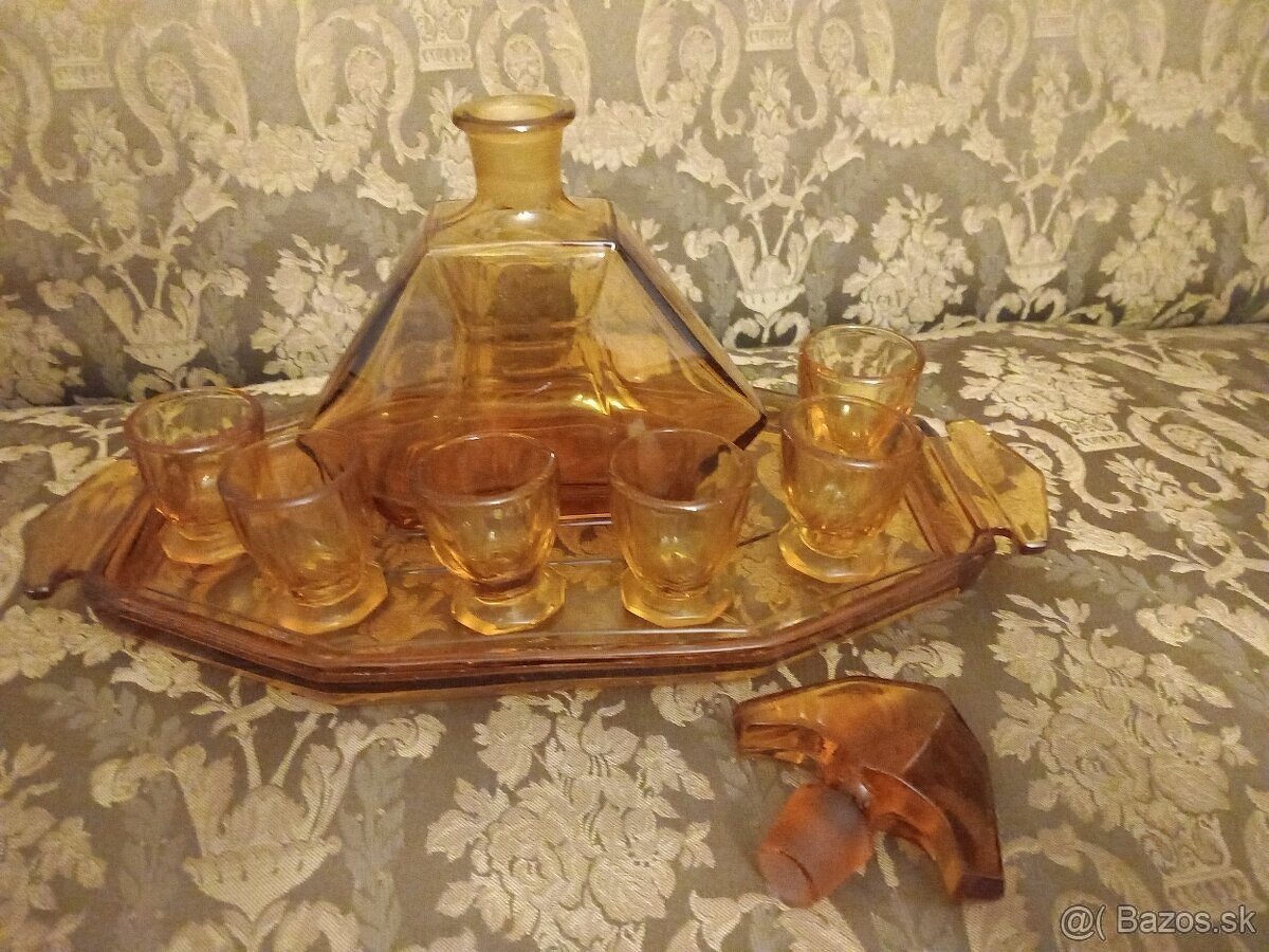 Likérová súprava - art- deco - 5