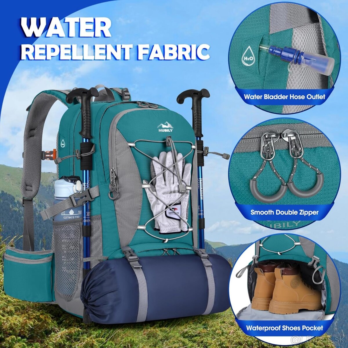 turistický batoh NUBILY 50L - 5