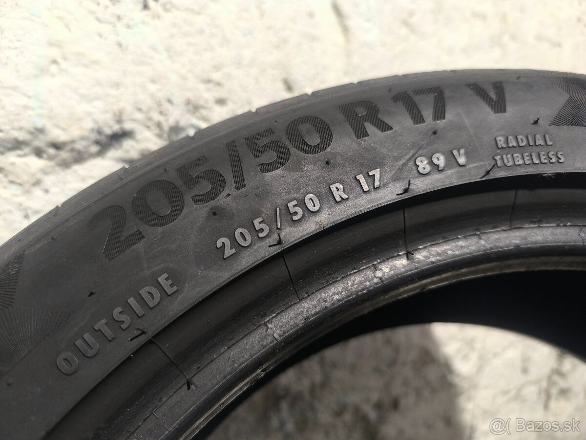 205/50 R17 Letné pneumatiky Continental 2 kusy - 5