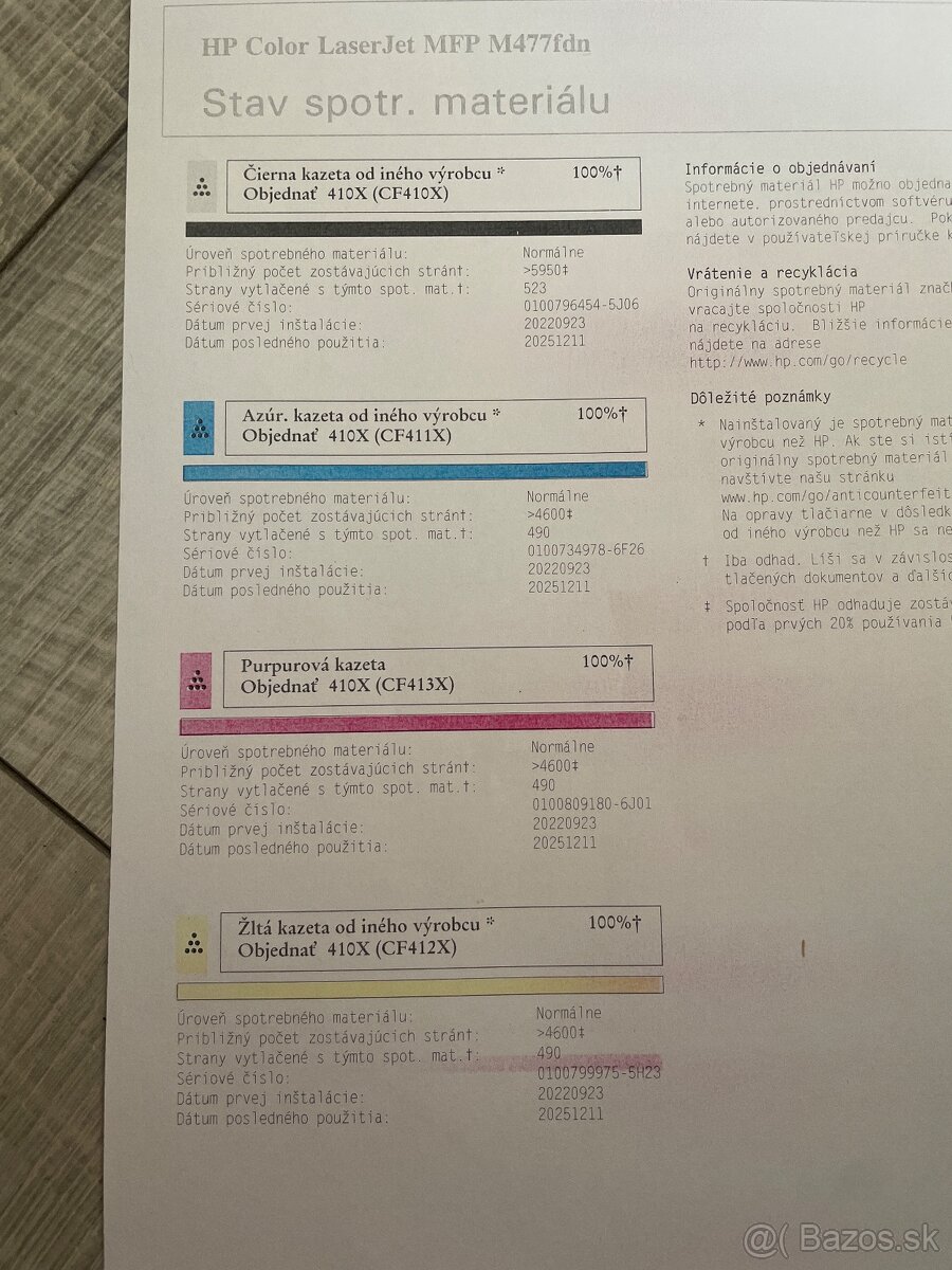 HP - Laserová tlačiareň farebná - 5