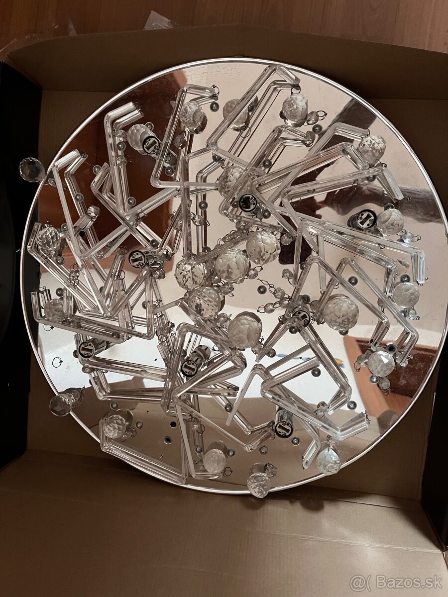 2 kusy sklenená led lampa - 5