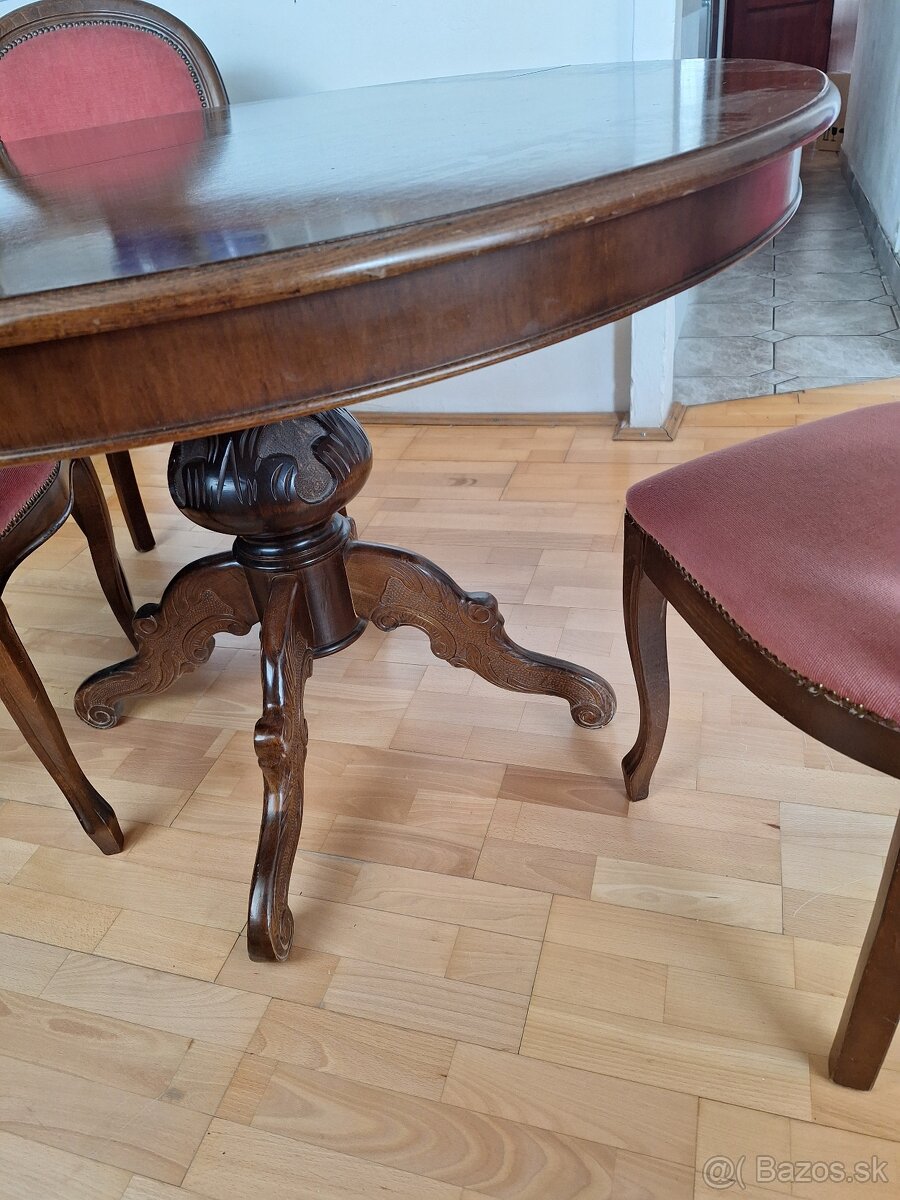 Jedalensky stol rozkladaci retro - 5