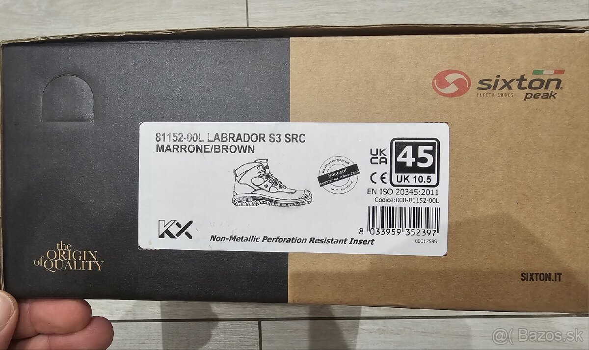 Pracovná obuv, pracovné topanky S3 - 5