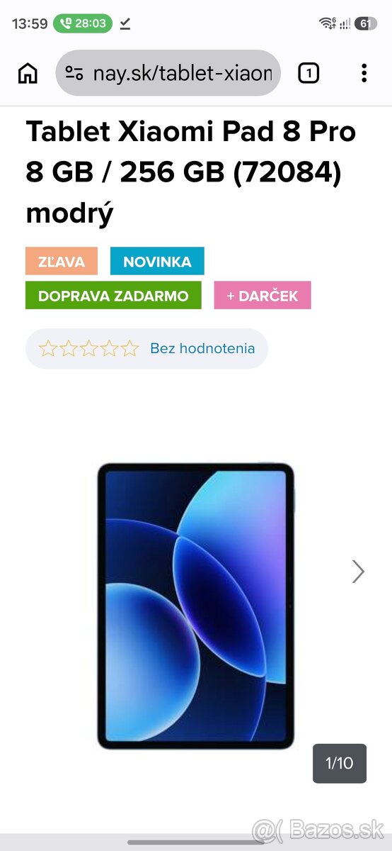 Predam Tablet Xiaomi Pad 8 Pro 8+8 GB - 5