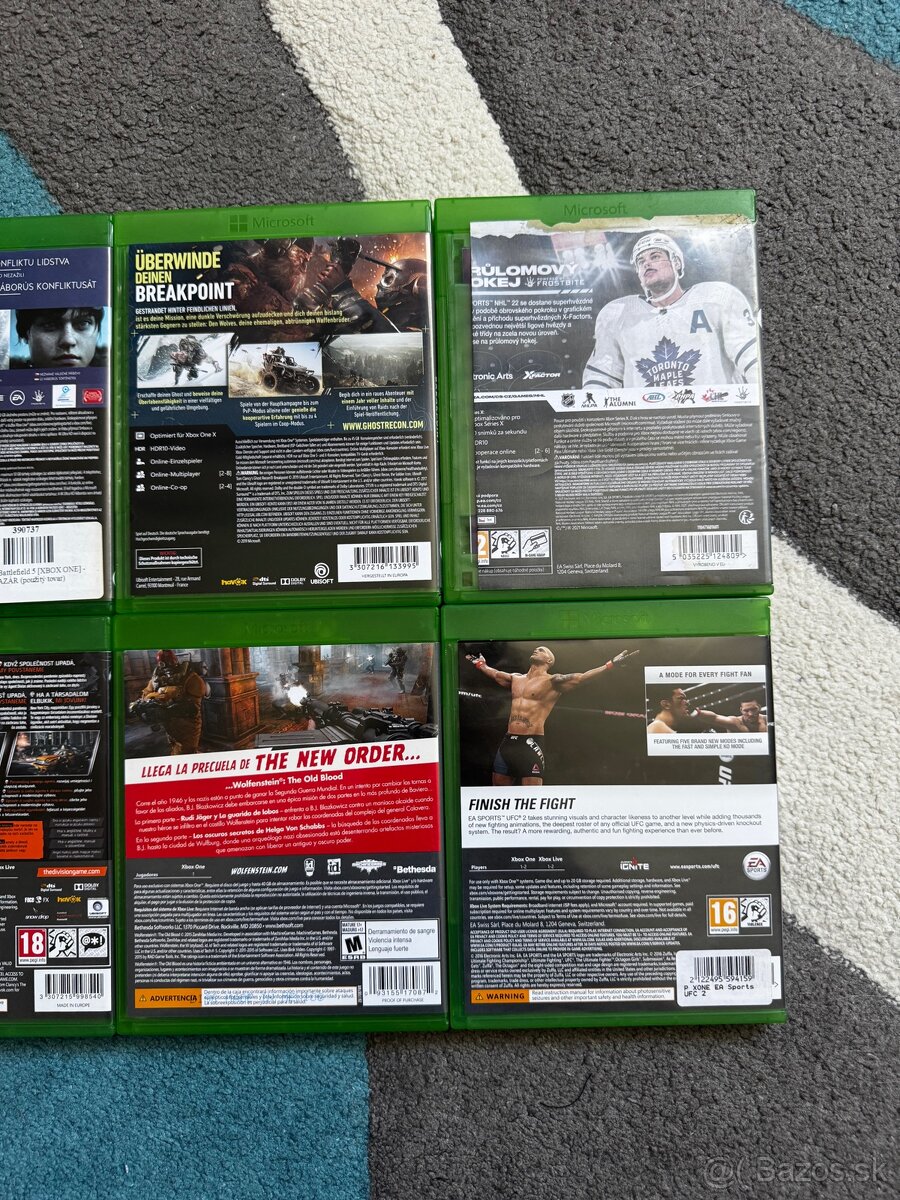 Xbox one hry KS/8€ - 5