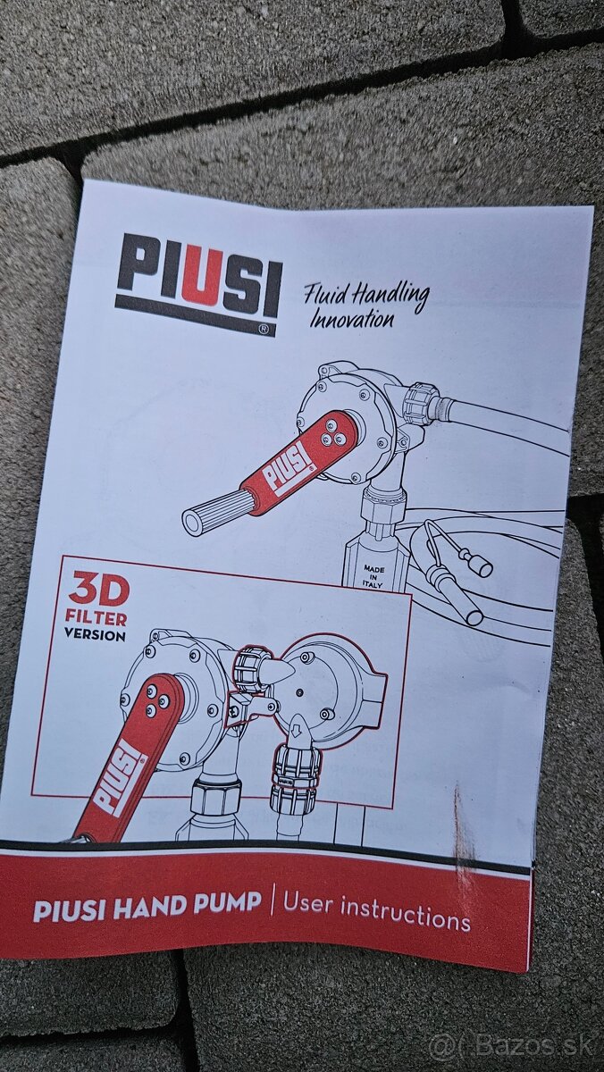 Piusi rucne cerpadlo Voda/AdBlue pre SUD - 5