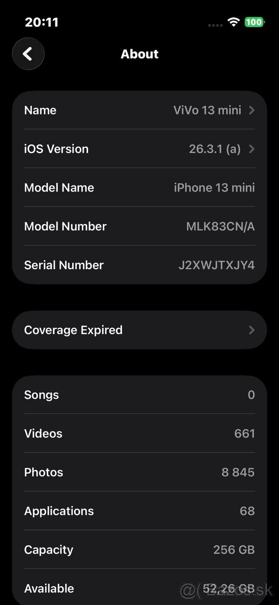 Apple 13 mini 256GB Limited Red Edition - 5