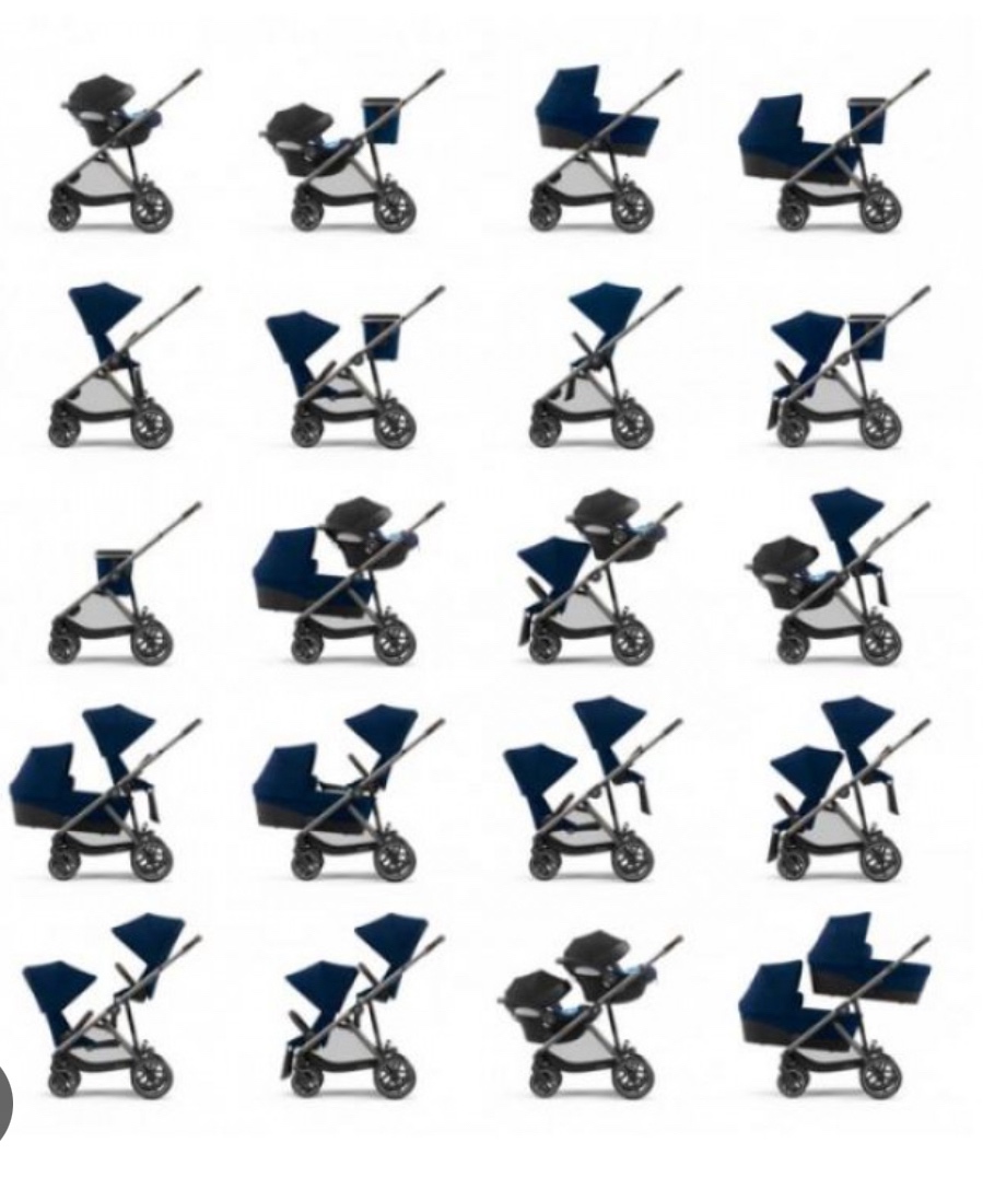 Cybex Gazelle S surodenecky kociar/kociar pre dvojičky - 5