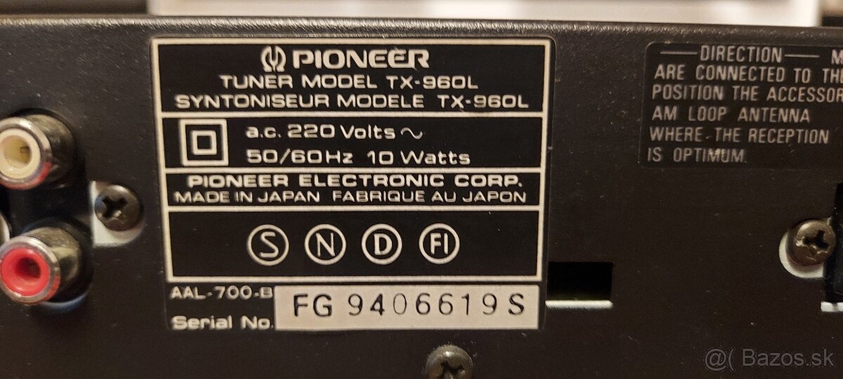 Predám vintage zostavu Pioneer - 5