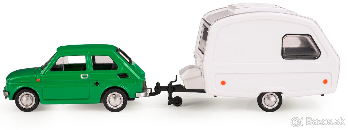 Fiat 126 + Niewiadow N250C 1:43 colorfull - 5