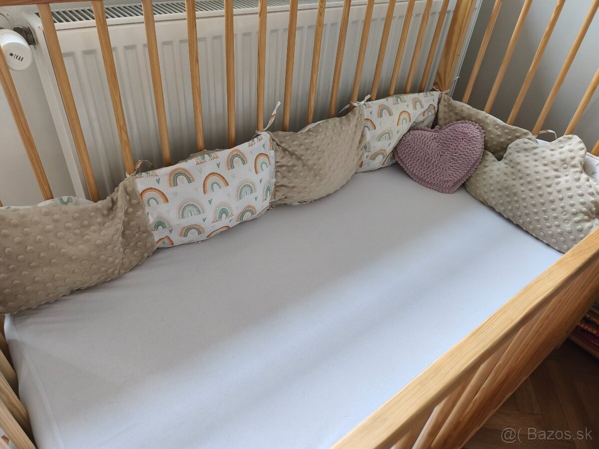 Detská postieľka so sťahovacím bokom - 5